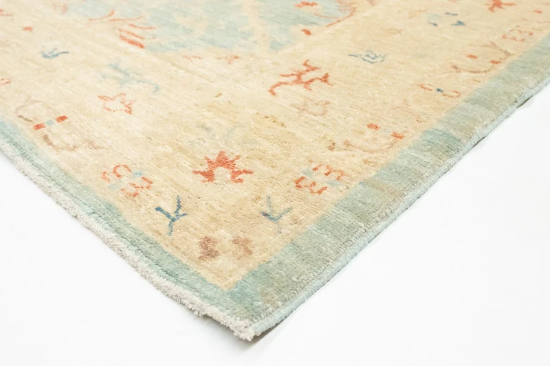 Ziegler Teppich 125 x 186 cm - hellblau