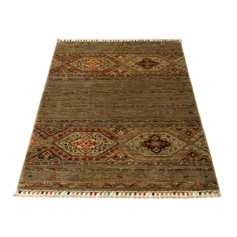 Ziegler Teppich - Modern 82 x 123 cm - dunkelbraun