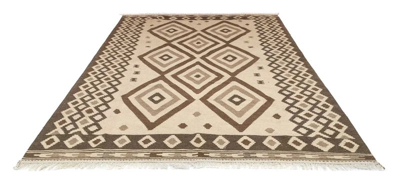Kelim Teppich - Trendy 205 x 308 cm - beige
