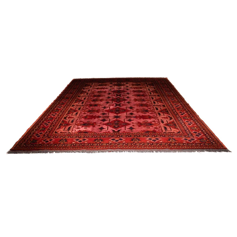 Orientteppich 306 x 396 cm - dunkelrot