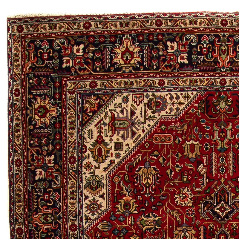 Perserteppich - Täbriz 195 x 305 cm - dunkelrot