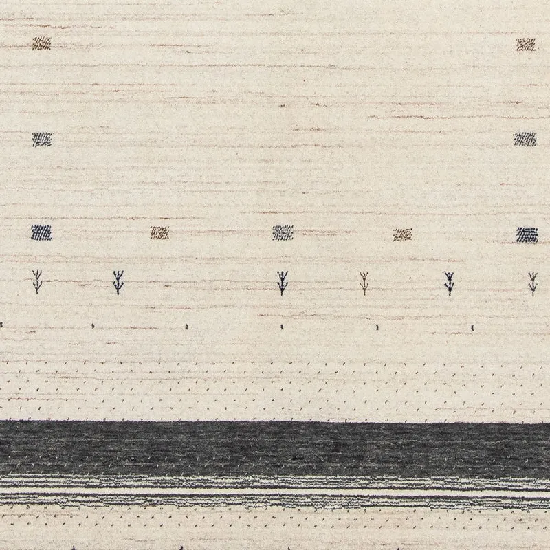 Gabbeh Teppich - Loribaft Indus 169 x 245 cm - beige