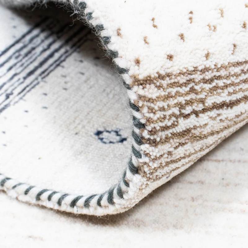 Gabbeh Teppich - Loribaft Indus 169 x 245 cm - beige