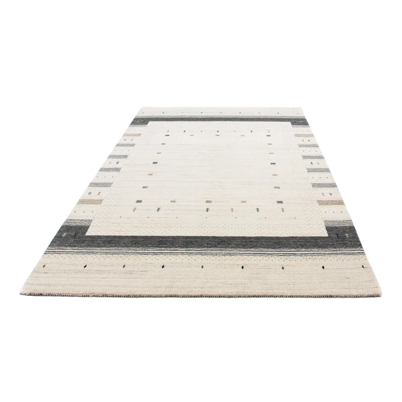 Gabbeh Teppich - Loribaft Indus 169 x 245 cm - beige