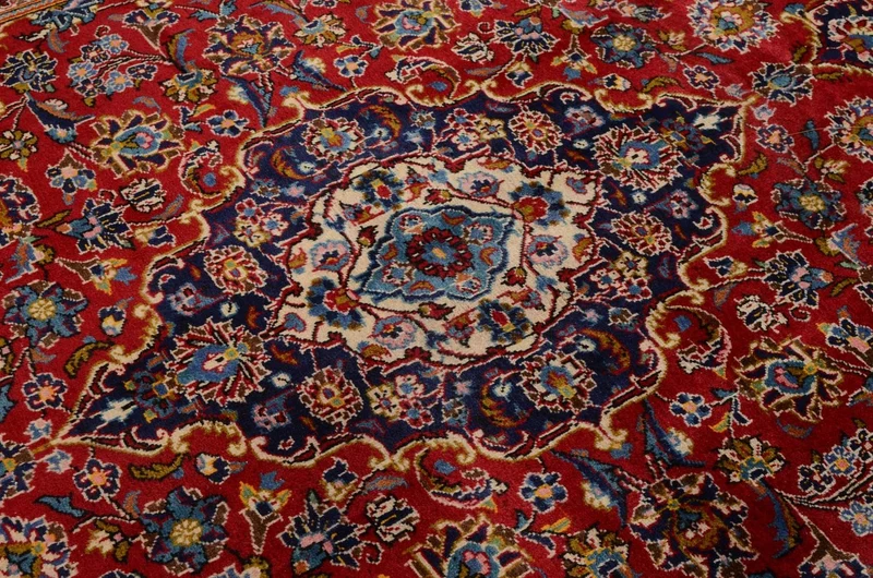 Perserteppich - Keshan 198 x 305 cm - rot