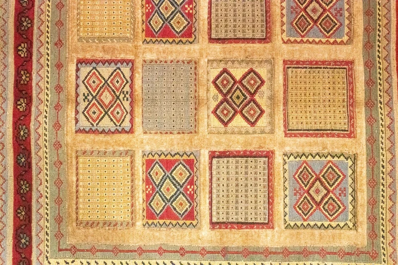 Perserteppich - Nomadic 96 x 102 cm - gold