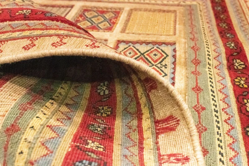 Perserteppich - Nomadic 96 x 102 cm - gold