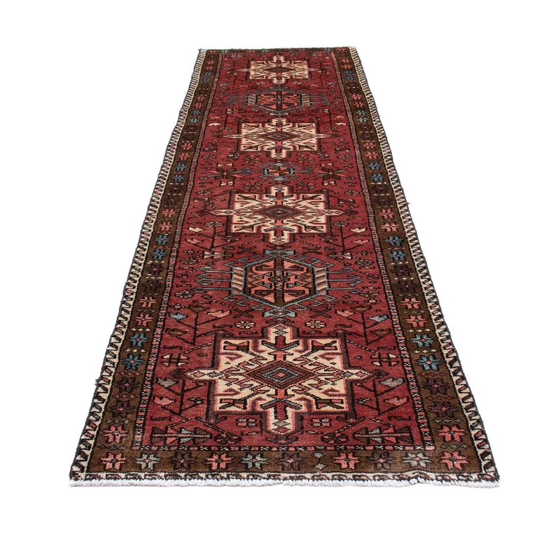 Perserteppich - Nomadic 85 x 304 cm - dunkelrot