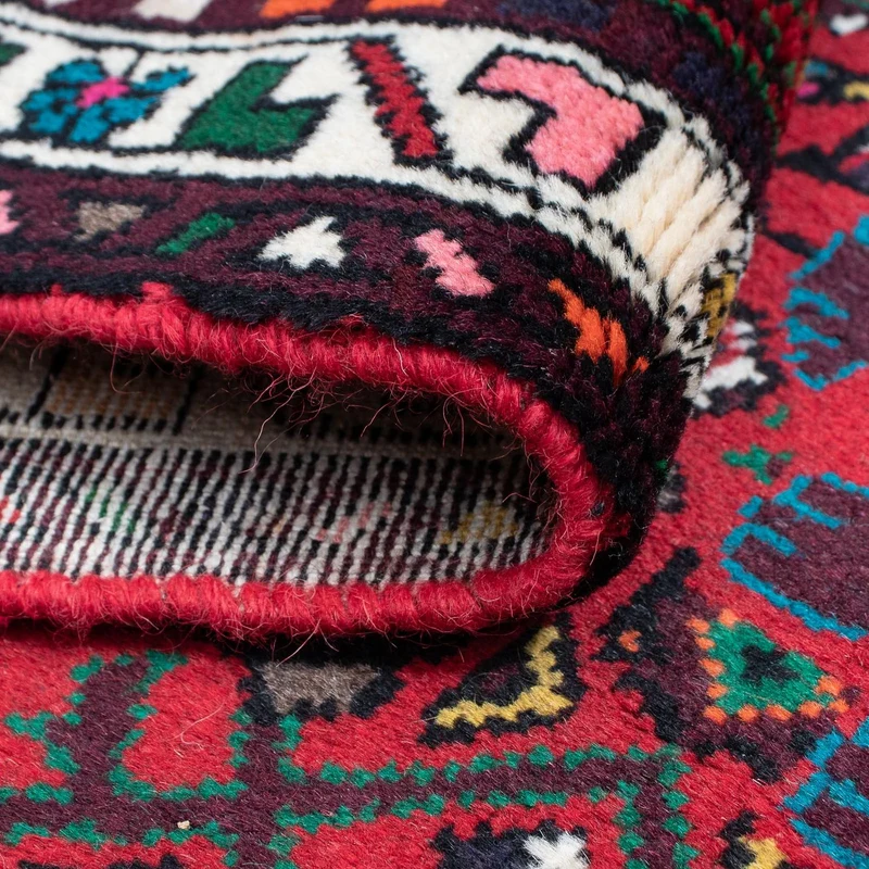 Perserteppich - Nomadic 72 x 298 cm - dunkelrot