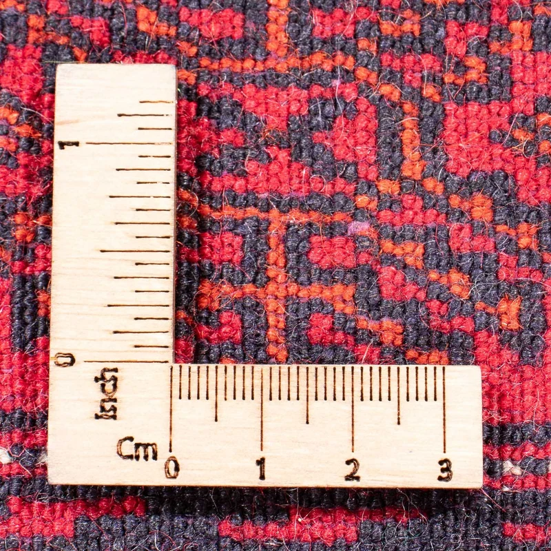 Läufer Afghan - Buchara - 90 x 377 cm - rot