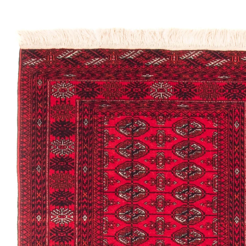 Läufer Afghan - Buchara - 90 x 380 cm - rot