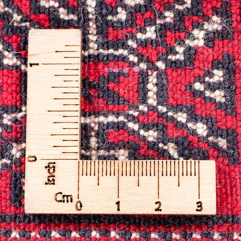 Läufer Afghan - Buchara - 90 x 380 cm - rot