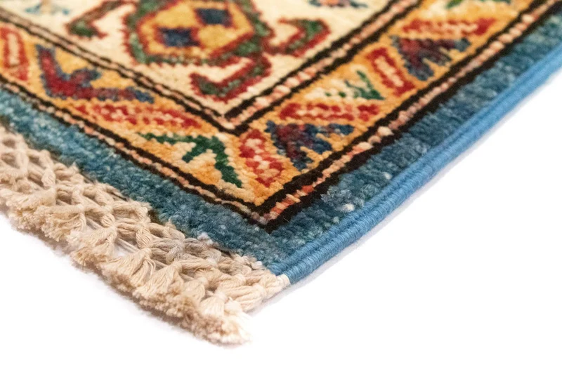 Ziegler Teppich - Kazak 79 x 212 cm - hellblau