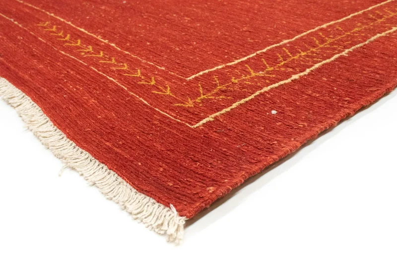 Gabbeh Teppich - Perser 152 x 191 cm - rot