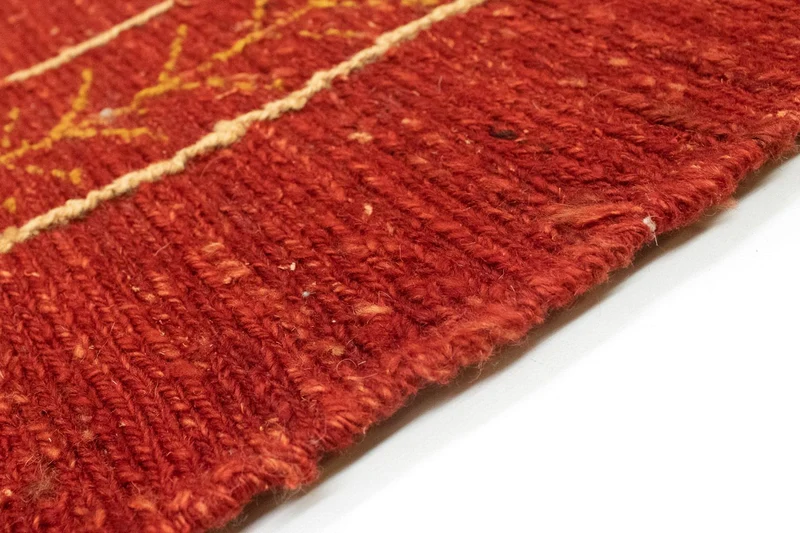 Gabbeh Teppich - Perser 152 x 191 cm - rot