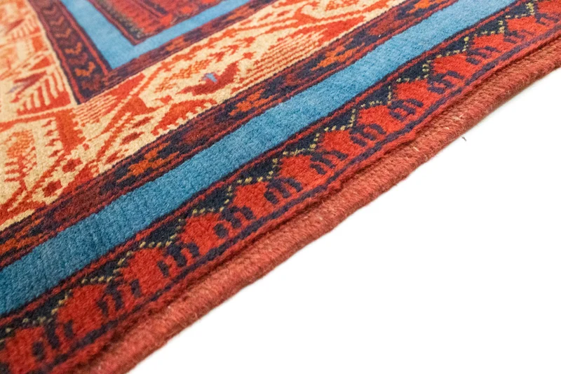Afghan Teppich - Kunduz 151 x 200 cm - rot