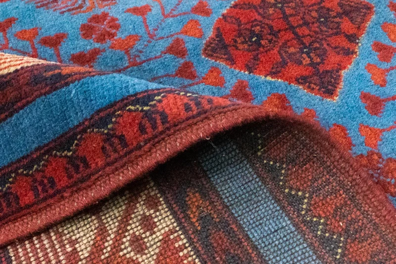 Afghan Teppich - Kunduz 151 x 200 cm - rot