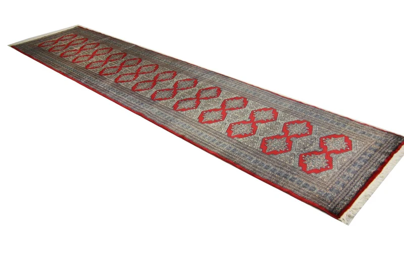 Pakistan Teppich 76 x 343 cm - rot