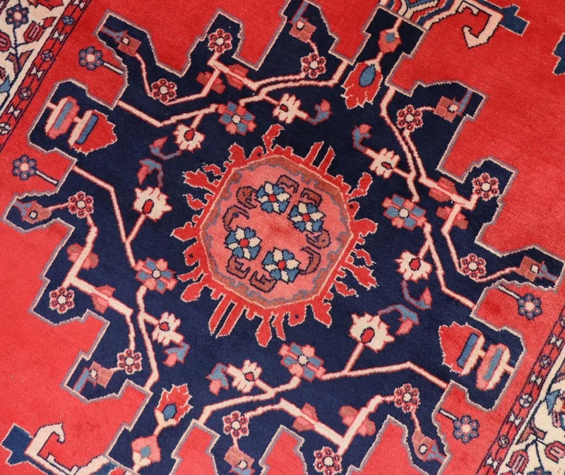 Perserteppich - Nomadic 125 x 215 cm - rot