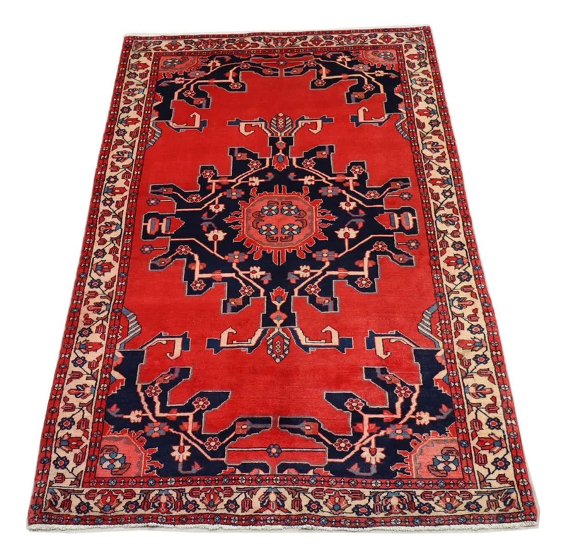 Perserteppich - Nomadic 125 x 215 cm - rot