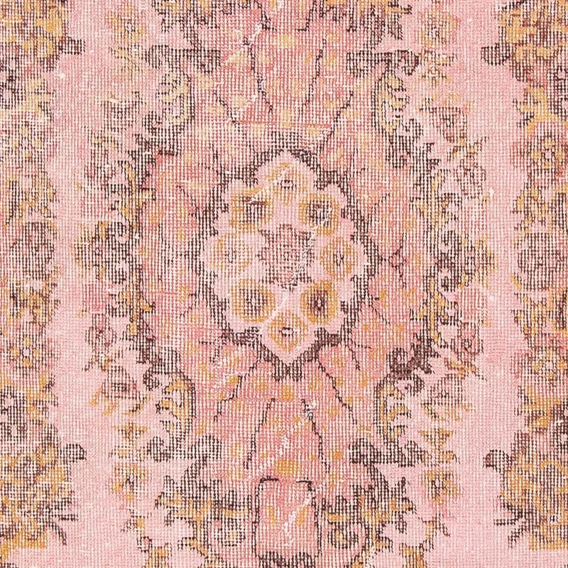 Vintage Teppich 114 x 210 cm - rosa