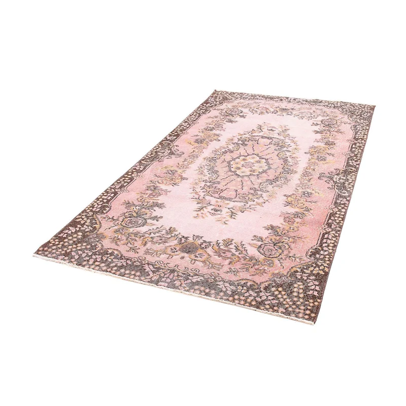 Vintage Teppich 114 x 210 cm - rosa