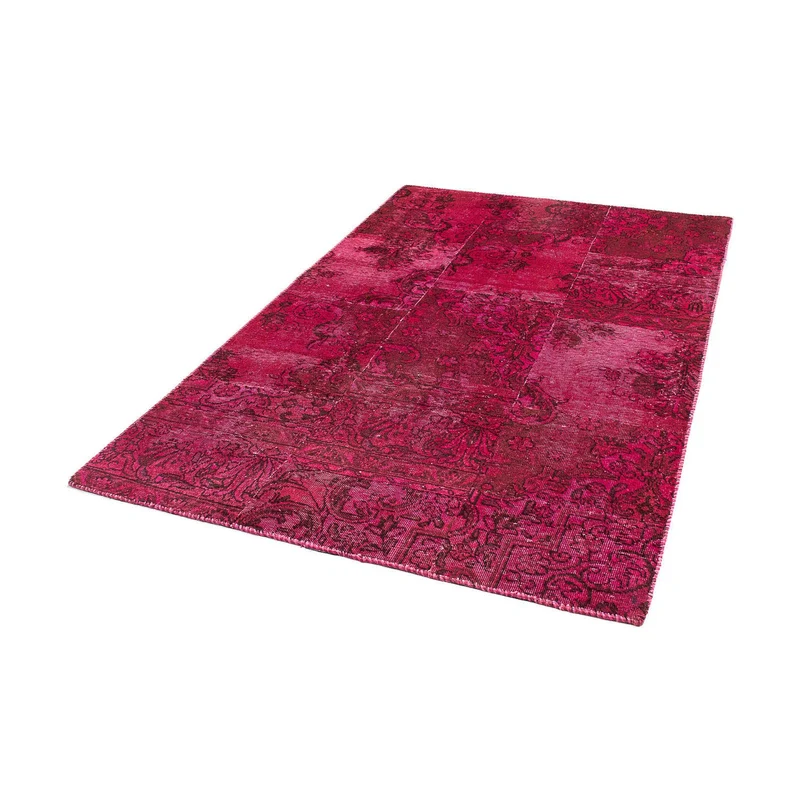 Patchwork Teppich 127 x 202 cm - mehrfarbig
