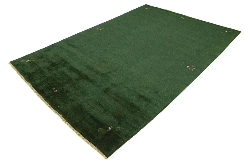 Gabbeh Teppich - Indus 200 x 300 cm - dunkelgrün