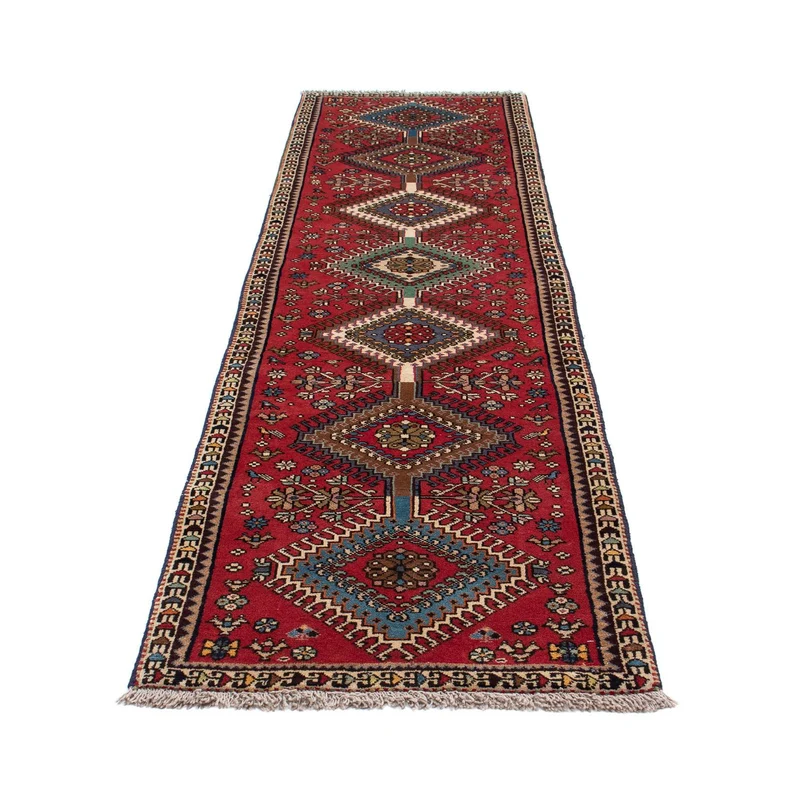 Perserteppich - Nomadic 75 x 281 cm - rot