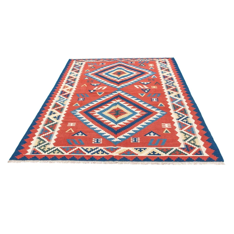 Kelim Teppich - Oriental 160 x 213 cm - rot