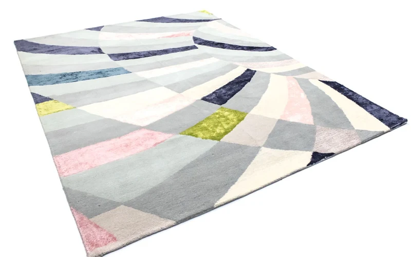 Designer Teppich 240 x 299 cm Wohnzimmer Teppich