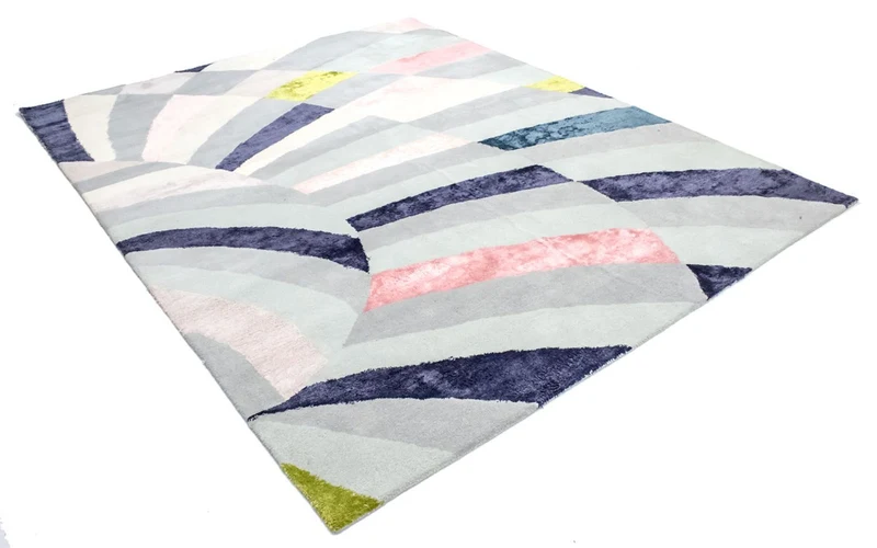 Designer Teppich 240 x 299 cm Wohnzimmer Teppich
