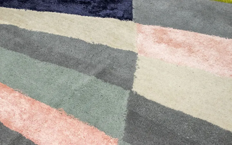 Designer Teppich 240 x 299 cm Wohnzimmer Teppich