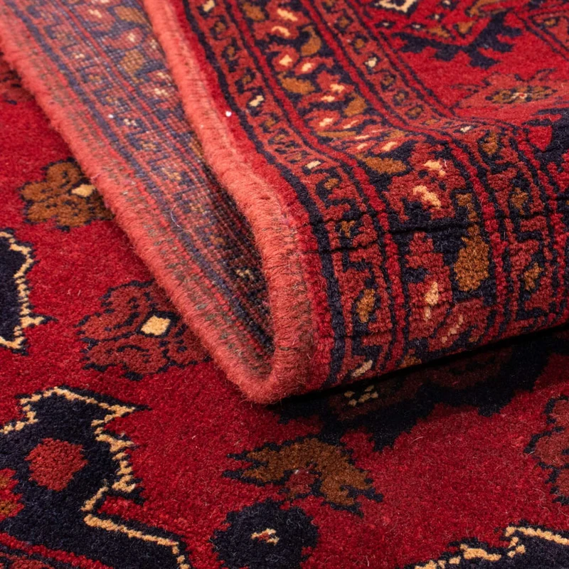 Afghan Teppich - Kunduz 120 x 200 cm - rot