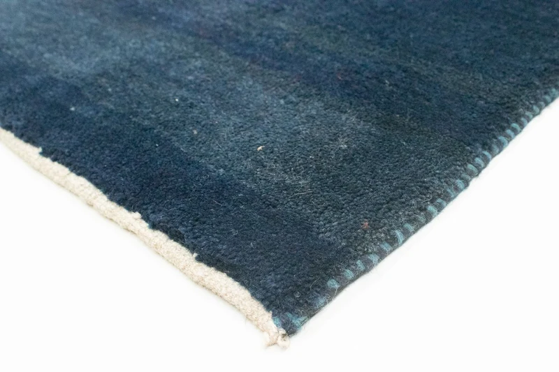 Gabbeh Teppich - Perser 80 x 228 cm - dunkelblau