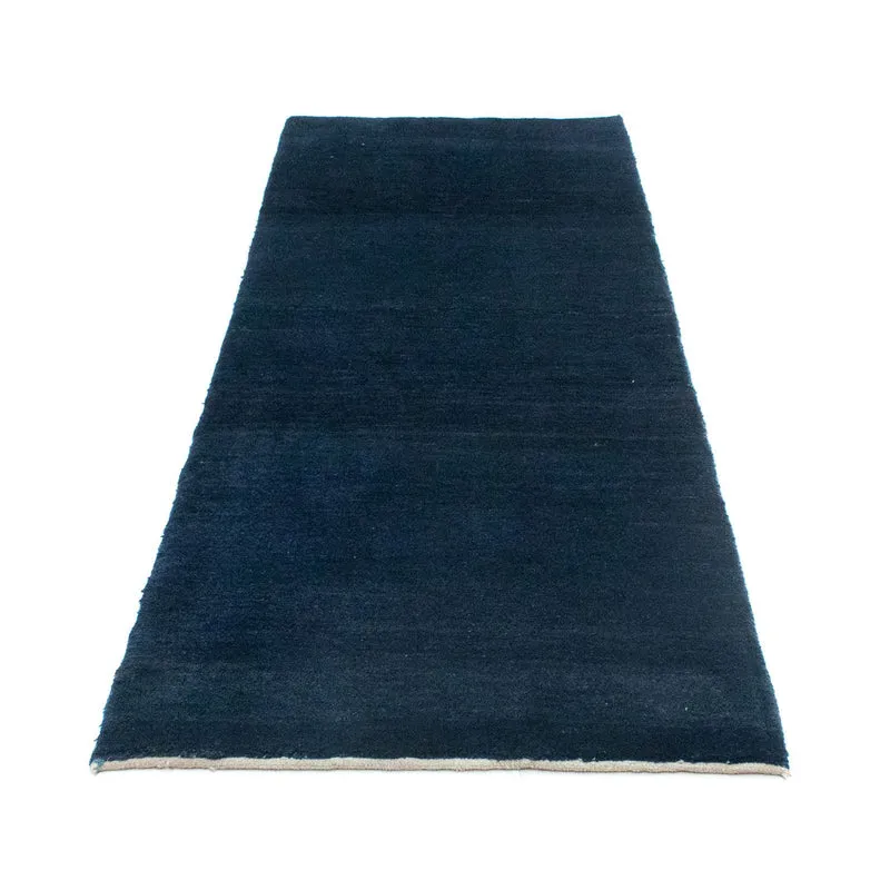 Gabbeh Teppich - Perser 80 x 228 cm - dunkelblau