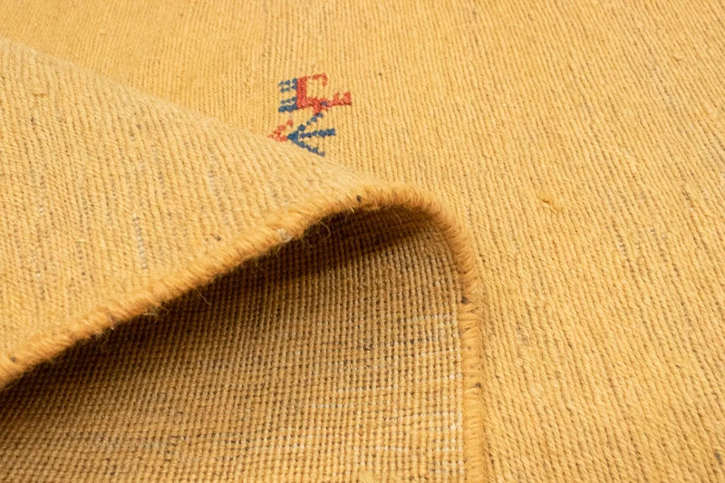 Gabbeh Teppich - Perser 80 x 278 cm - gold