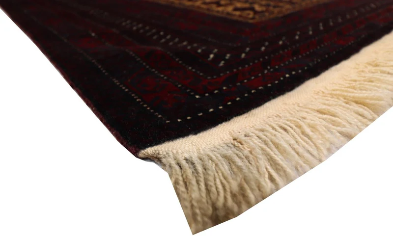Afghan Teppich 95 x 150 cm - dunkelrot