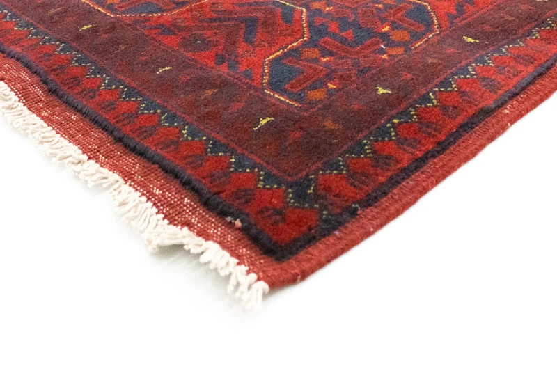 Afghan Teppich - Kunduz 151 x 197 cm - rot