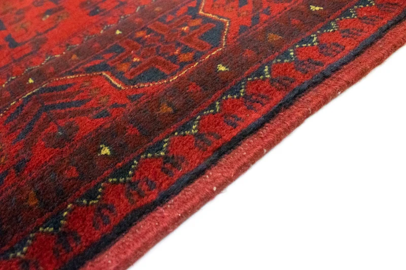 Afghan Teppich - Kunduz 151 x 197 cm - rot