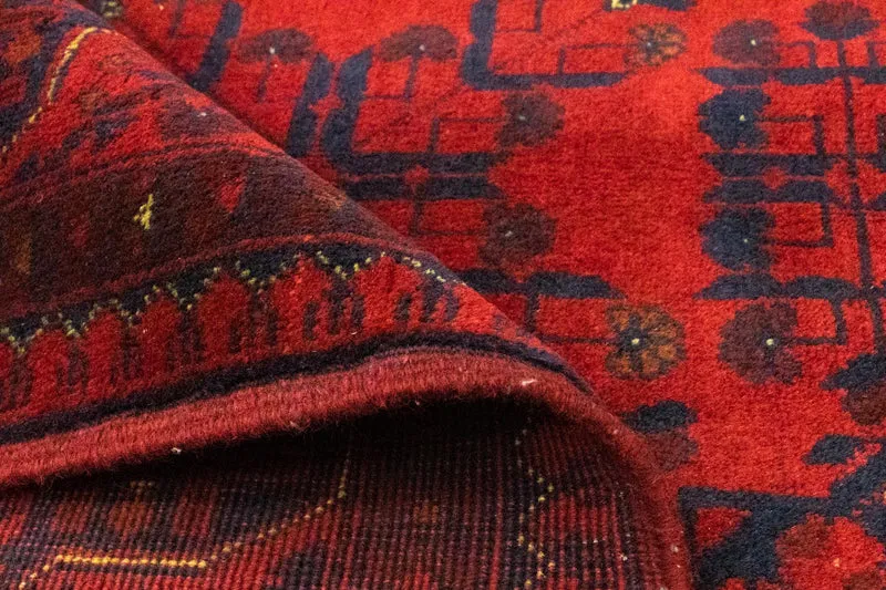 Afghan Teppich - Kunduz 151 x 197 cm - rot