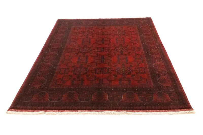 Afghan Teppich - Kunduz 151 x 197 cm - rot