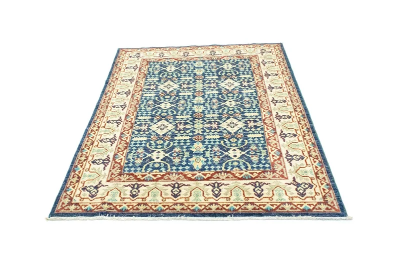 Ziegler Teppich 123 x 180 cm - blau