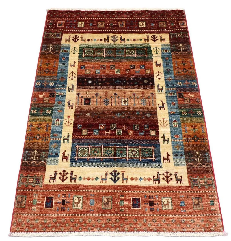 Ziegler Teppich 82 x 130 cm - hellrot