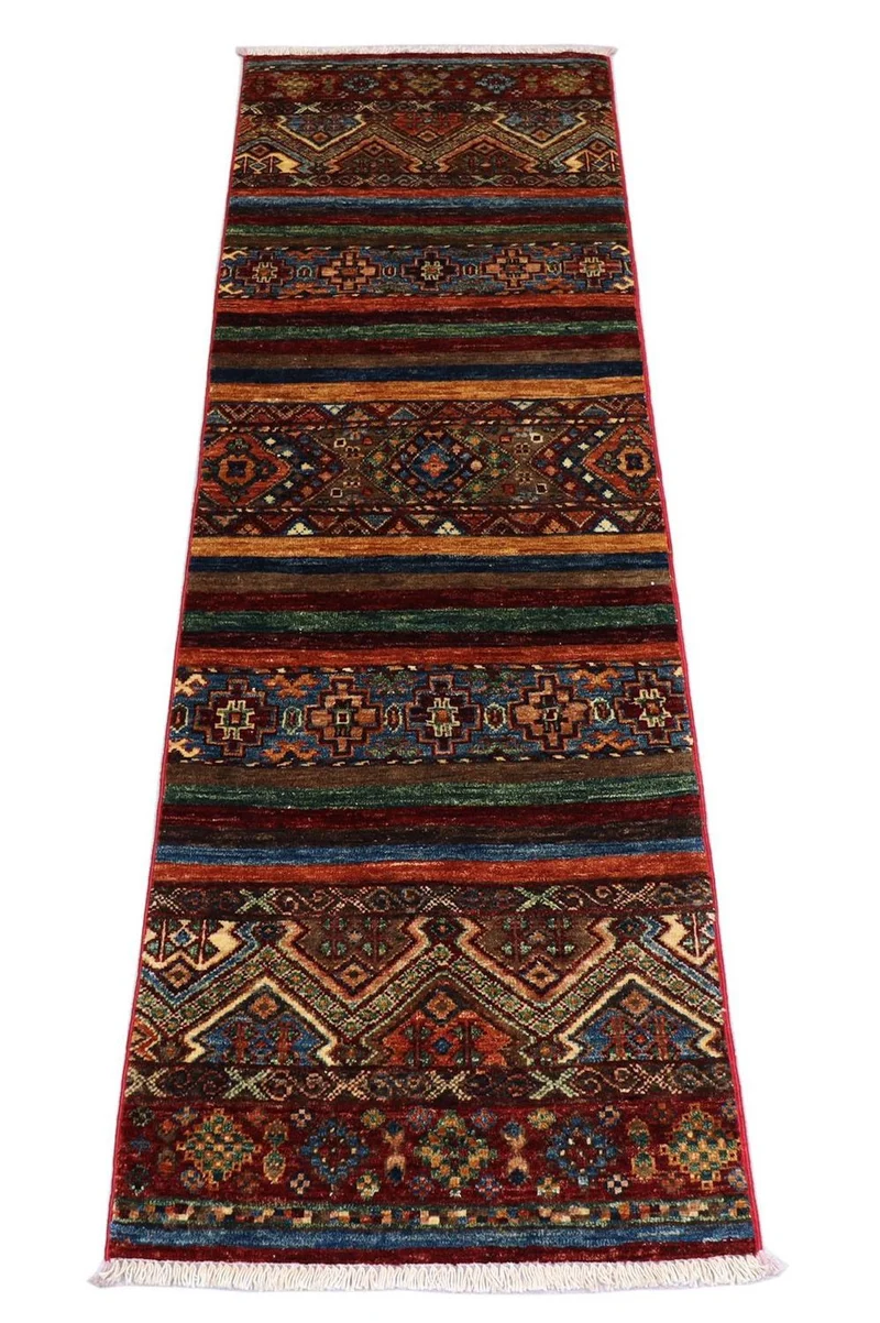 Ziegler Teppich 58 x 187 cm - mehrfarbig