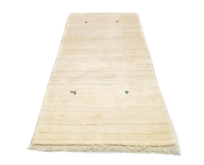 Gabbeh Teppich - Perser 75 x 202 cm - beige