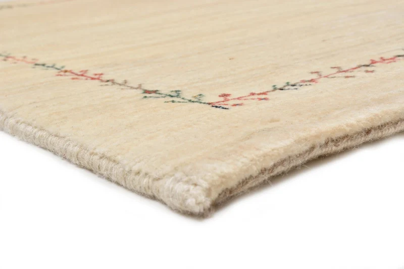 Gabbeh Teppich - Loribaft Perser 64 x 93 cm - natur