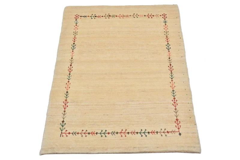 Gabbeh Teppich - Loribaft Perser 64 x 93 cm - natur
