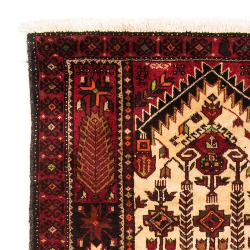 Belutsch Teppich 102 x 187 cm - rot