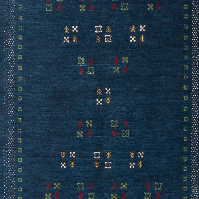Gabbeh Teppich - Loribaft Softy 143 x 197 cm - mehrfarbig
